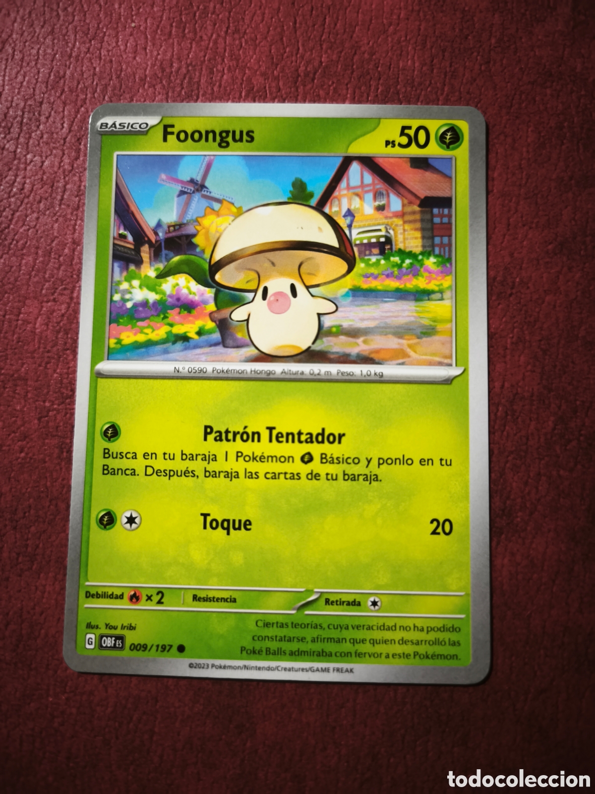 Coleccionismo cromos antiguos: Pokemon. 2023. Foongus #9/197
