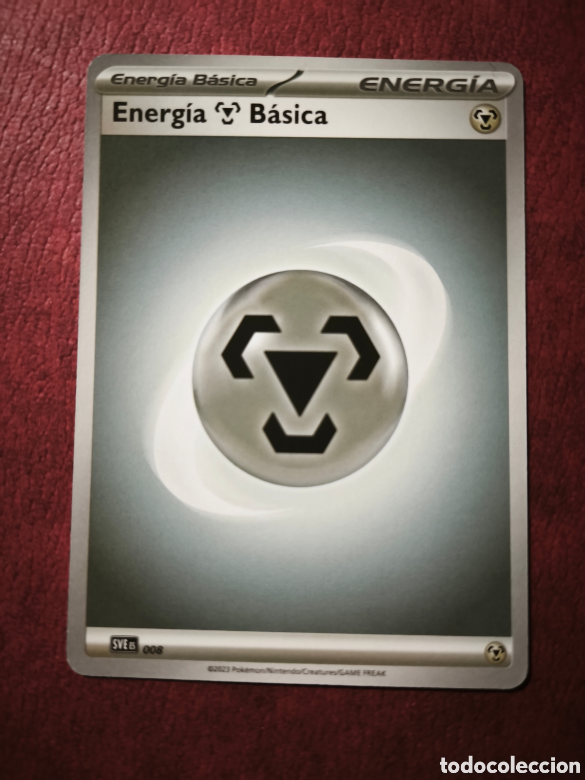 Coleccionismo cromos antiguos: Pokemon. 2023. Energ&iacute;a b&aacute;sica #8. Espa&ntilde;ol