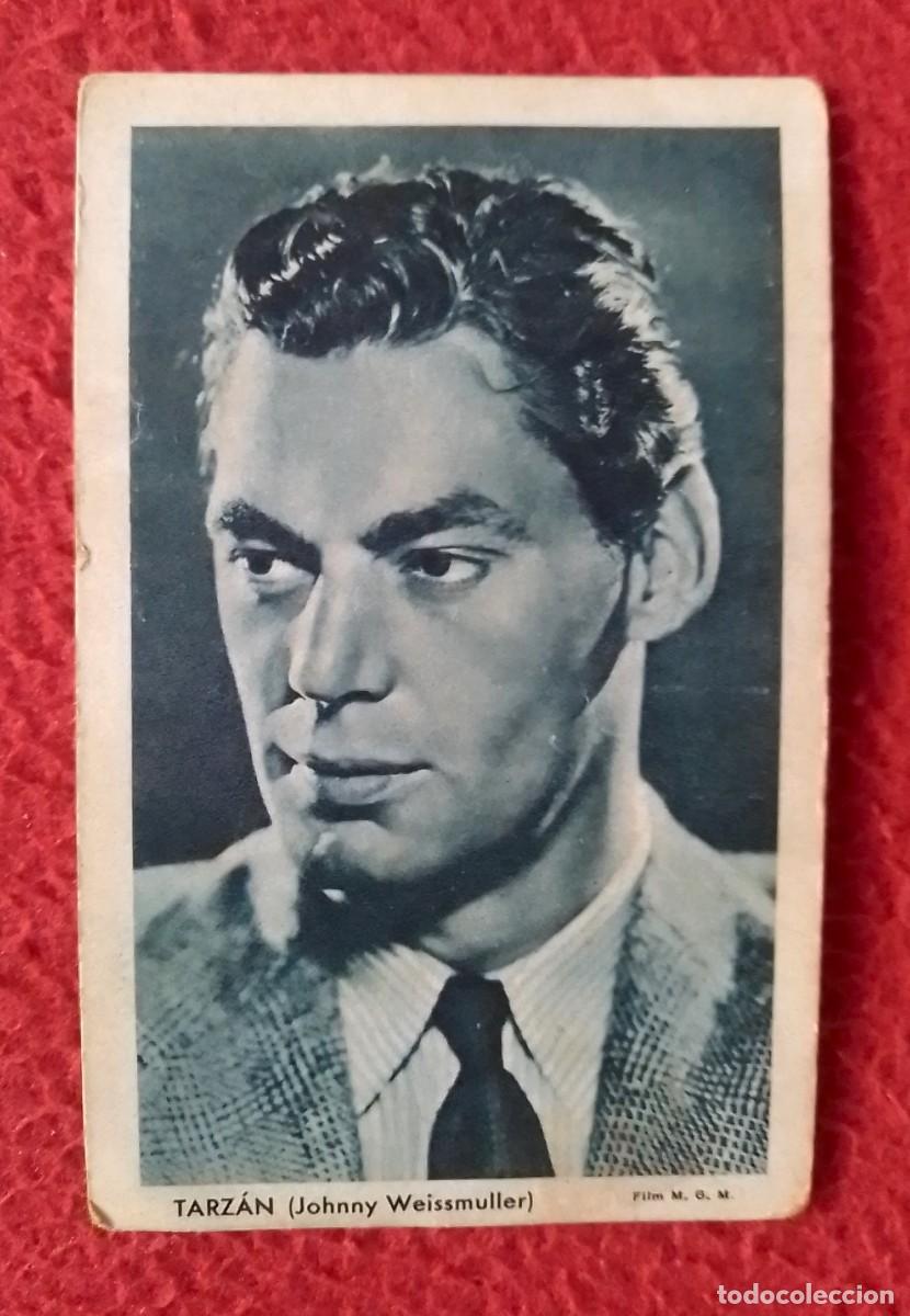 Coleccionismo cromos antiguos: ESCASO CROMO N&ordm;I 1 TARZ&Aacute;N DE LOS MONOS XOCOLATA MARAB&Uacute; P. SANS TARRAGONA CINE JOHNNY WEISSMULLER MGM
