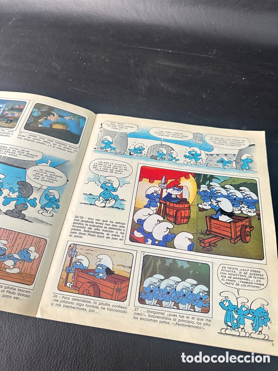 Coleccionismo cromos antiguos: Album completo Los Pitufos - Foto 4