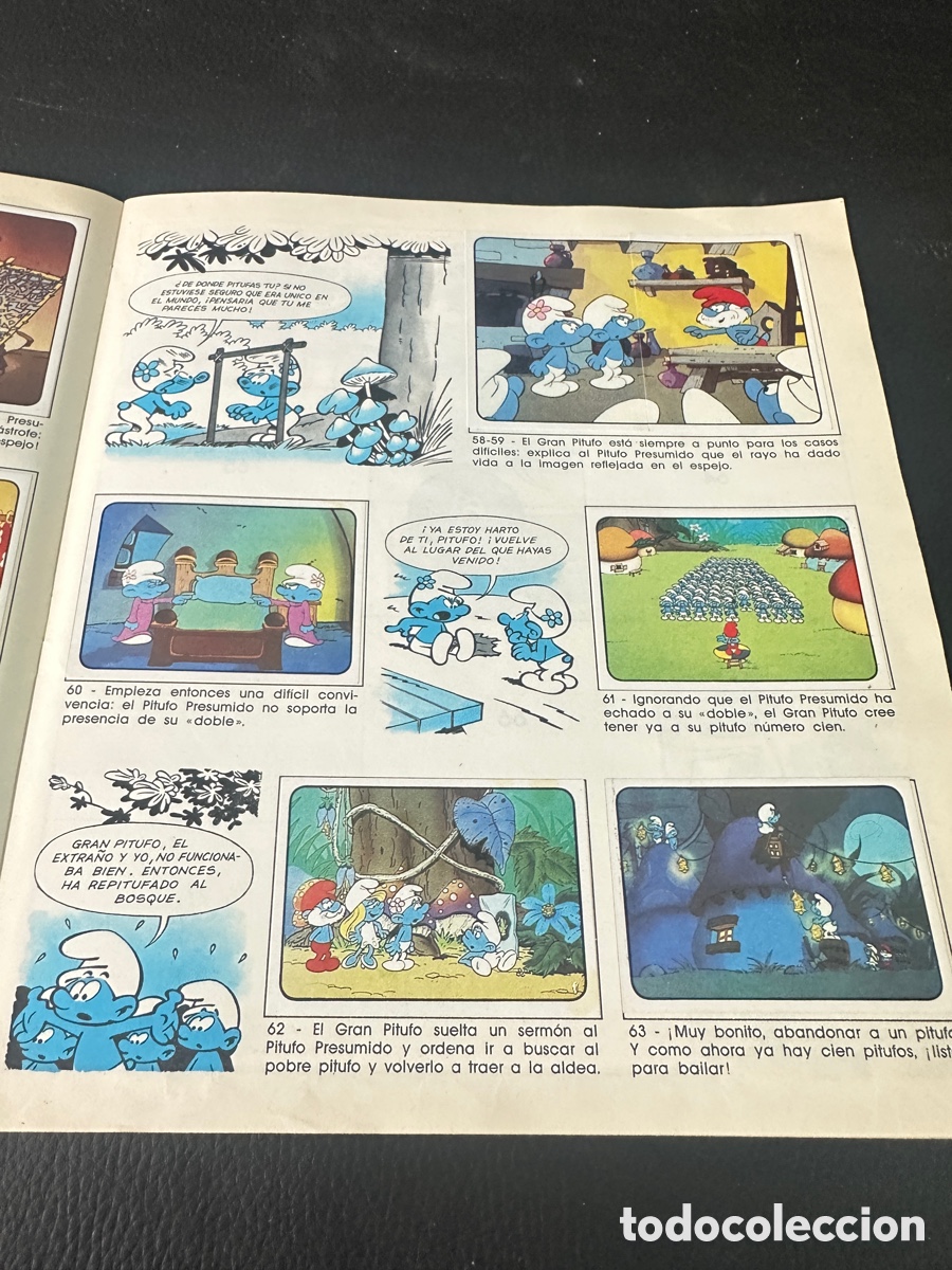 Coleccionismo cromos antiguos: Album completo Los Pitufos - Foto 5