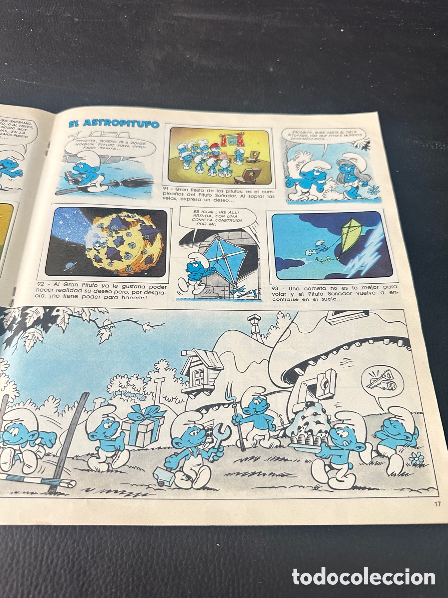 Coleccionismo cromos antiguos: Album completo Los Pitufos - Foto 6