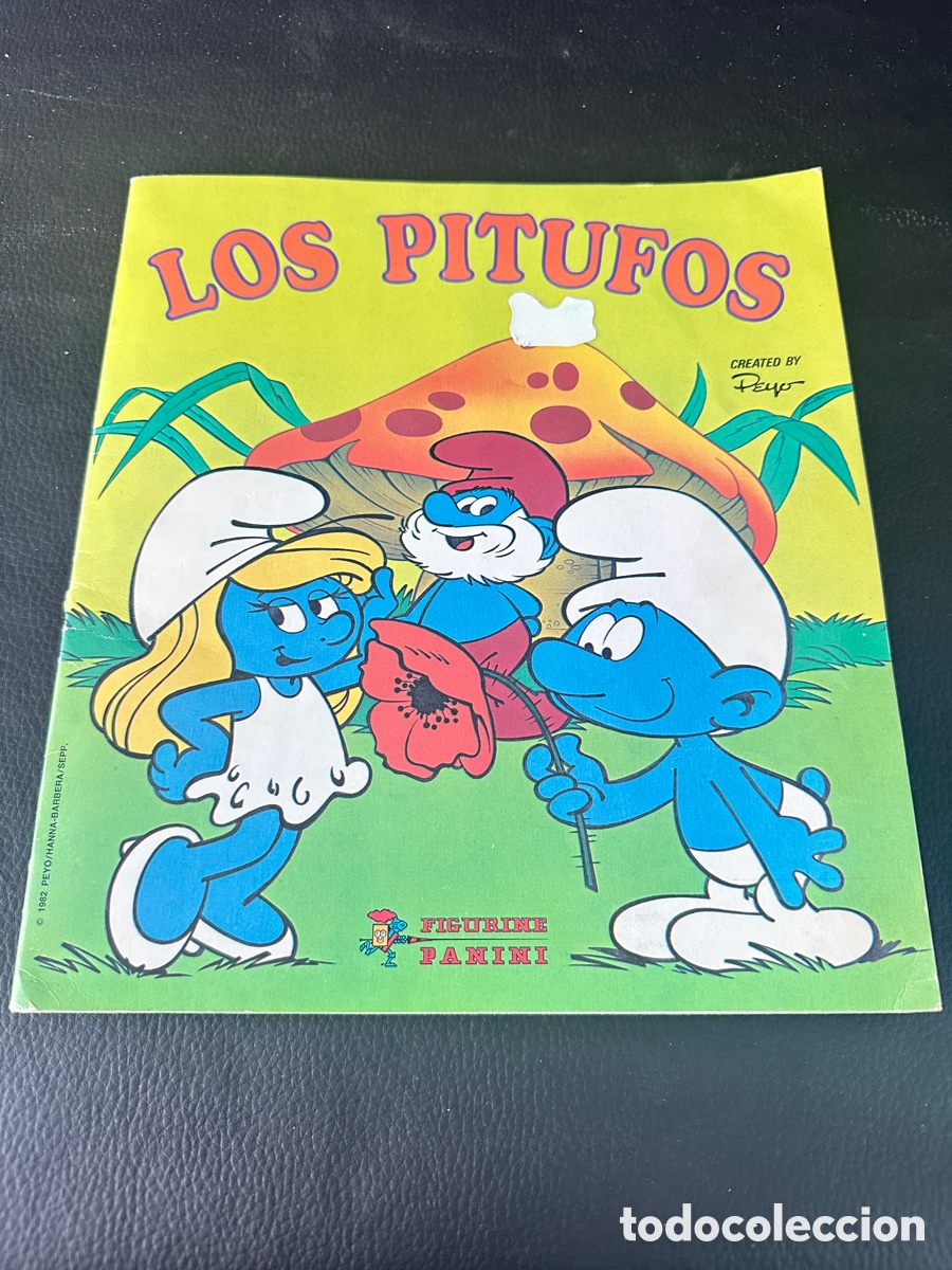 Coleccionismo cromos antiguos: Album completo Los Pitufos