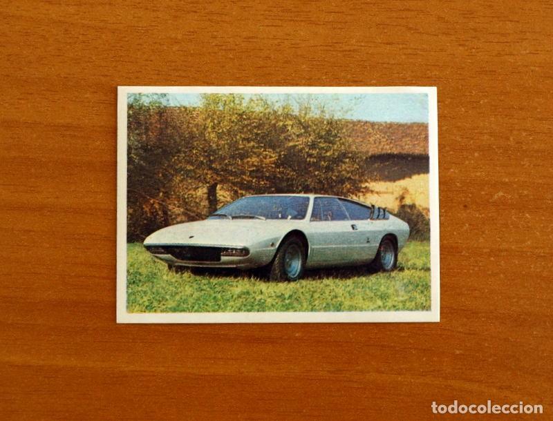 Coleccionismo cromos antiguos: Coches - N&ordm; 130, Lamborghini Urraco P 250 - Auto Flash - Editorial Maga 1973, nunca pegado