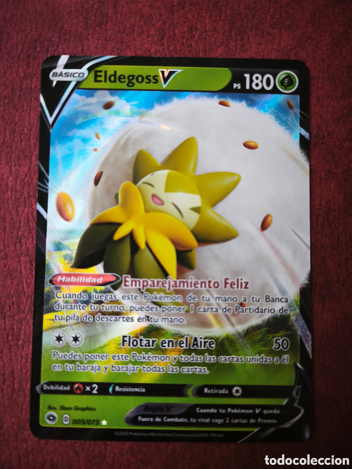 Coleccionismo cromos antiguos: Pokemon. 2020. Eldegoss #5/73. Holo. Espa&ntilde;ol
