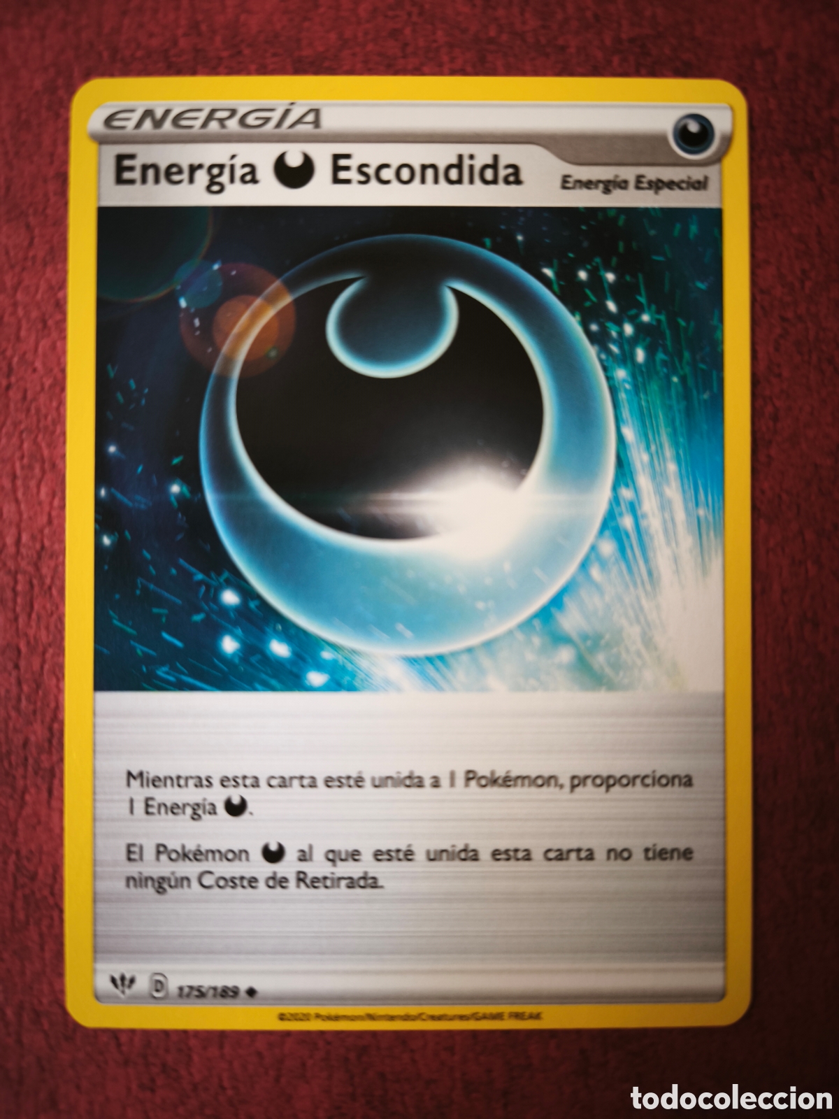 Coleccionismo cromos antiguos: Pokemon. 2020. Energ&iacute;a Escondida #175/189. Espa&ntilde;ol