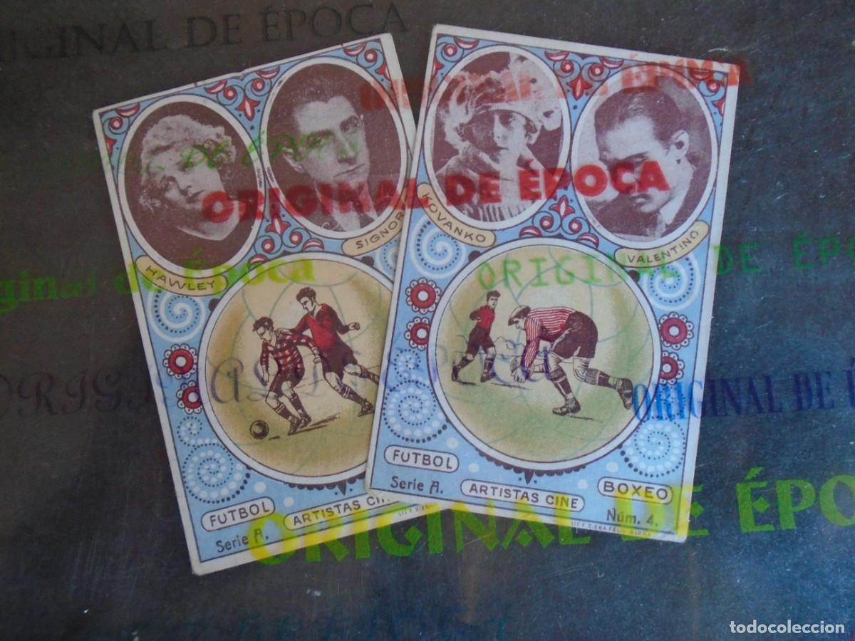Coleccionismo cromos antiguos: (CHO-661)LOTE DE CROMOS FUTBOL ARTISTAS CINES BOXEO - CHOCOLATES LACASA (JACA)