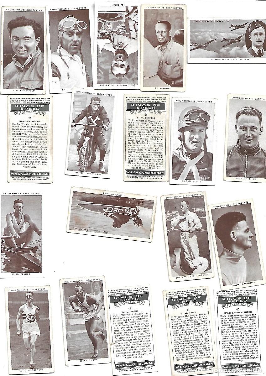 Coleccionismo cromos antiguos: KINGS OF SPEED- 19 CROMOS