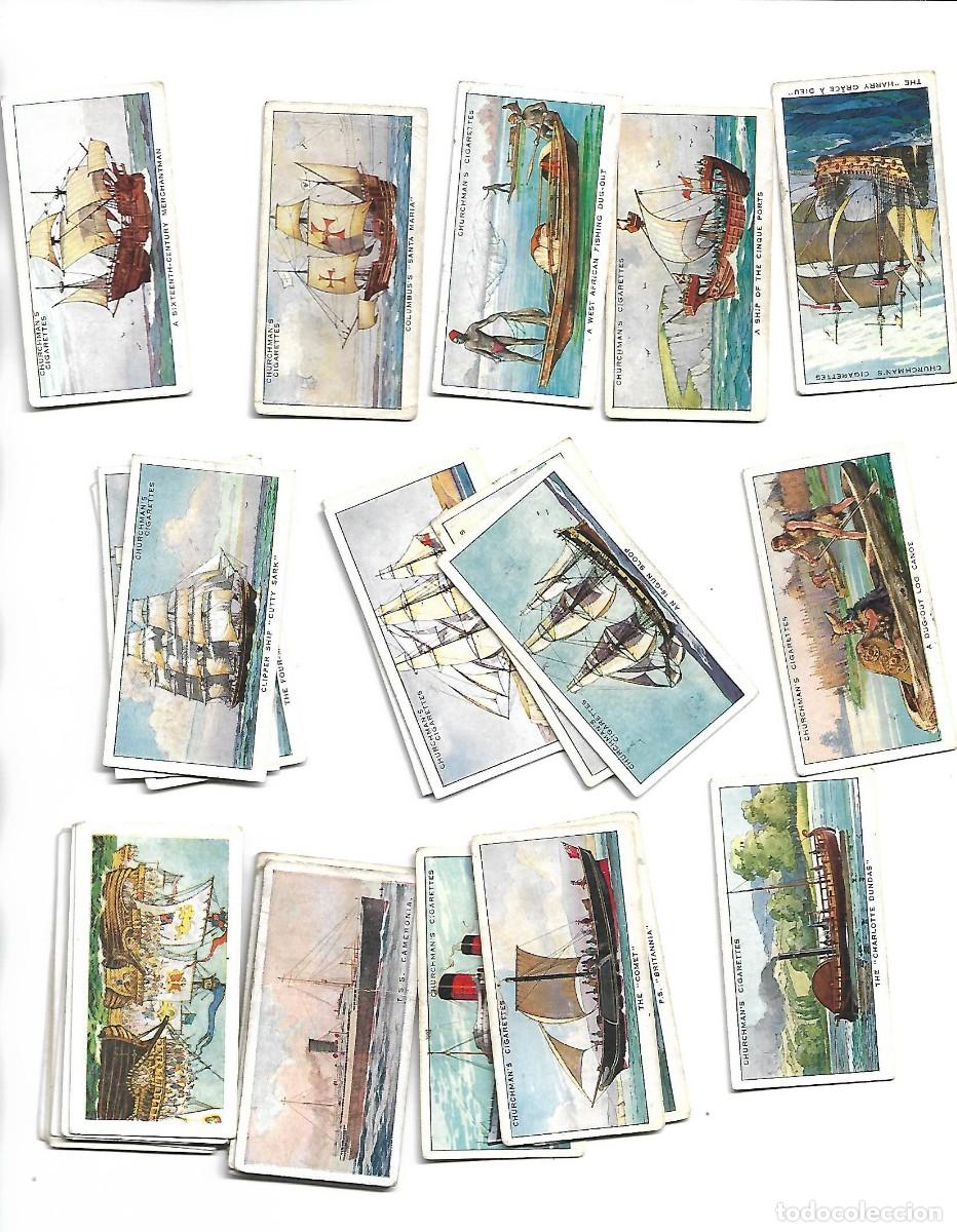 Coleccionismo cromos antiguos: CROMOS DE BARCOS - 22 CROMOS - Foto 1