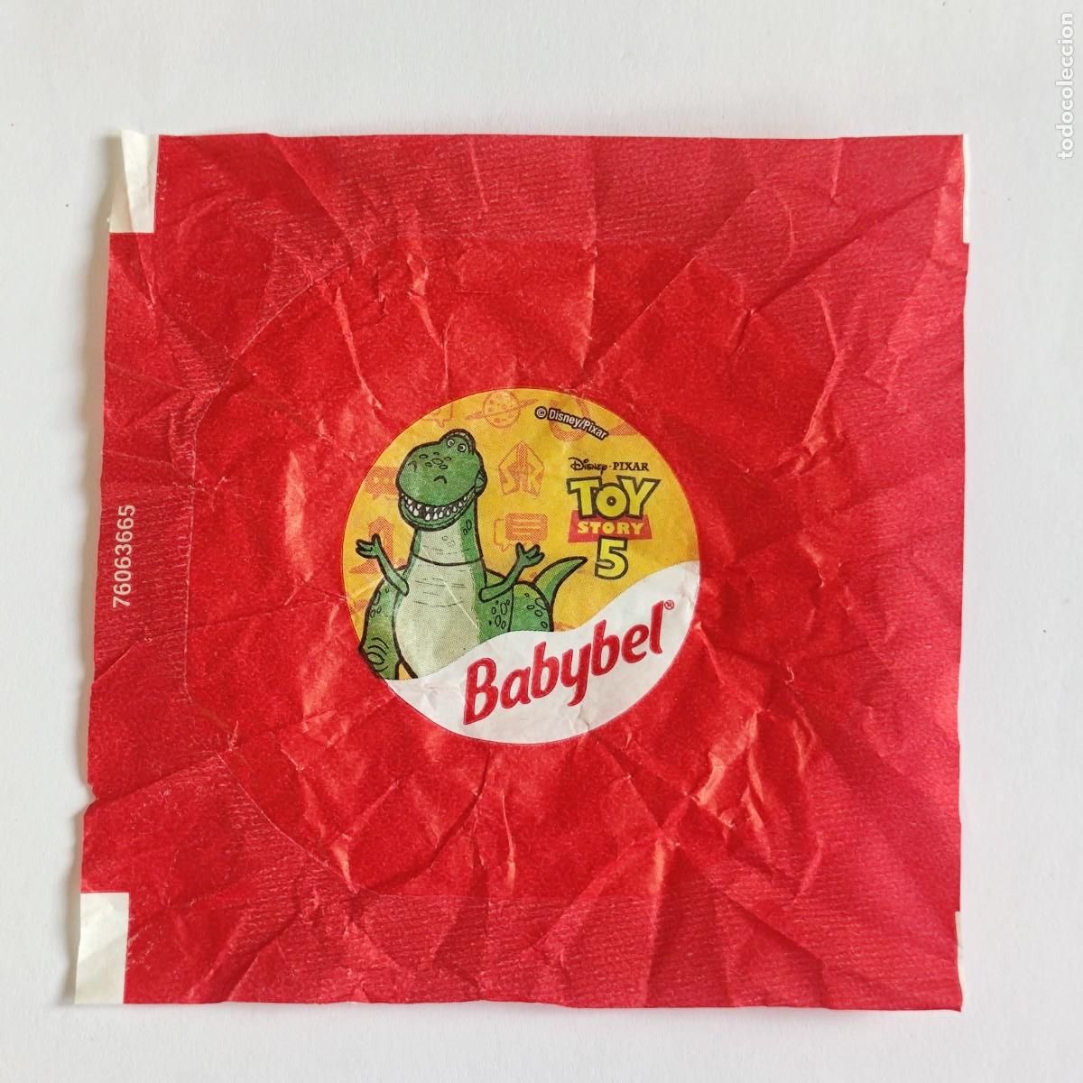 Collezionismo Figurine antiche: ENVOLTORIO QUESO MINI BABYBEL - 76063665 - TOY STORE 5 DISNEY PIXAR - DINOSAURIO REX