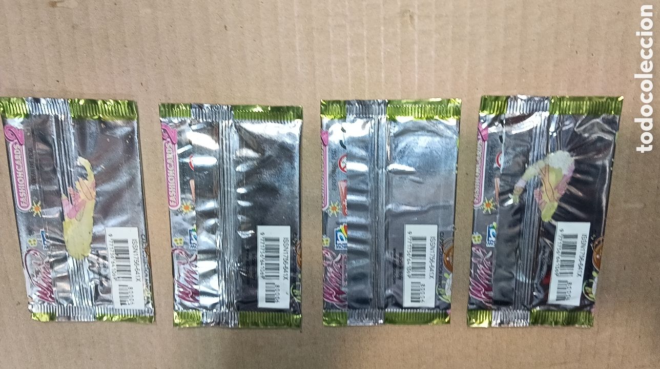 Coleccionismo cromos antiguos: LOTE 4 SOBRES SIN ABRIR WINX - Foto 2
