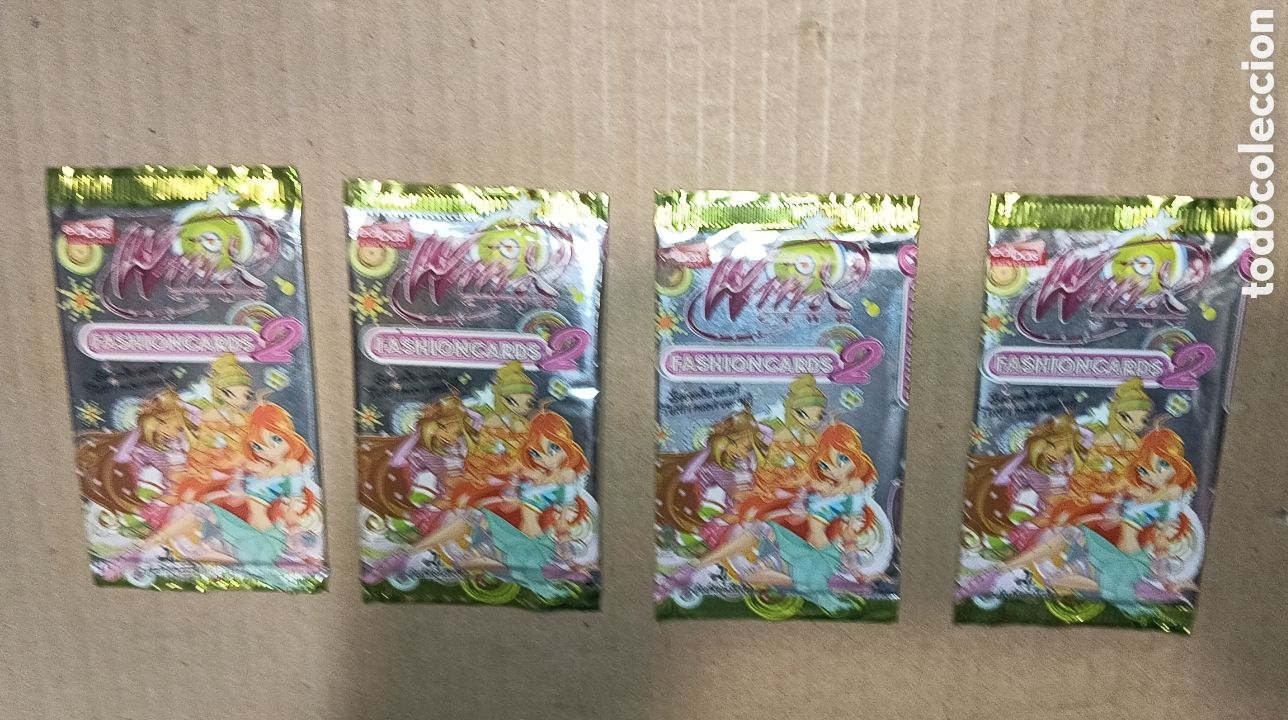 Coleccionismo cromos antiguos: LOTE 4 SOBRES SIN ABRIR WINX