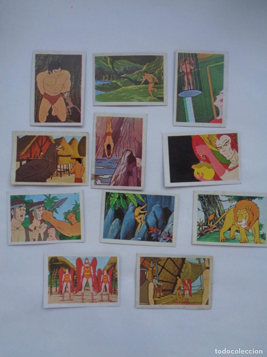 Coleccionismo cromos antiguos: LOTE DE 11 CROMOS DE LA COLECCION &uml; TARZAN &uml; DE PANRICO , FHER 1979