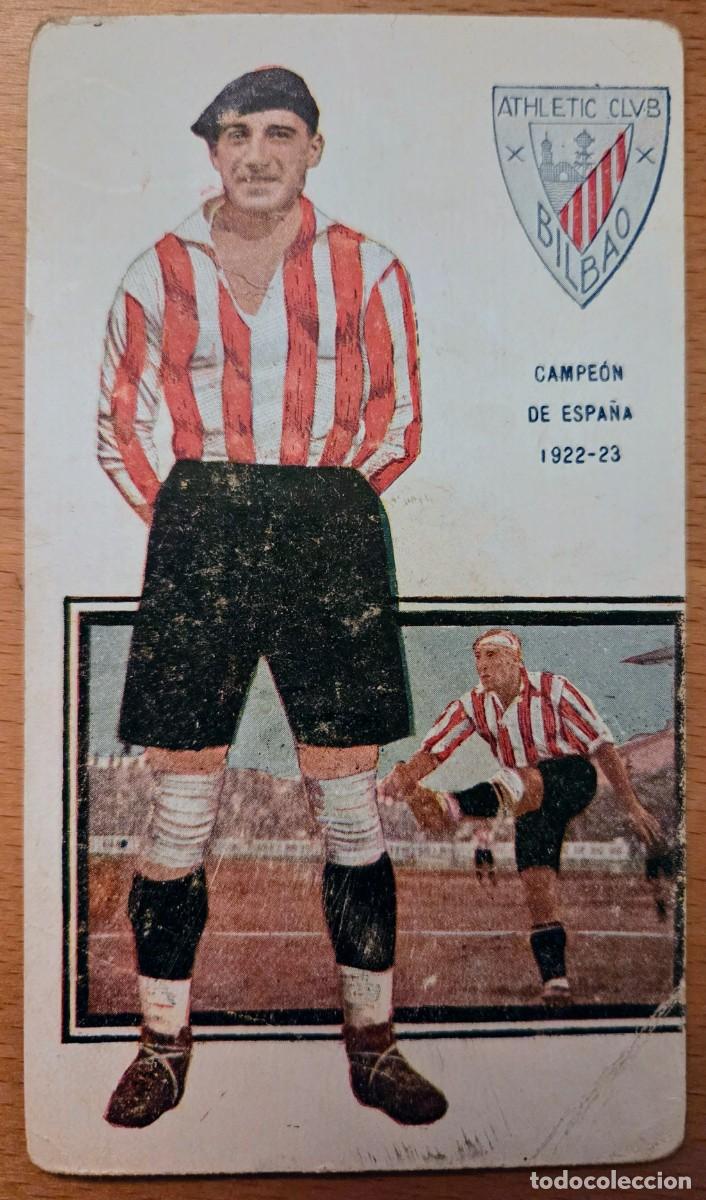 Collectionnisme Cartes &agrave; collectionner anciennes: 1922-23 BELAUSTE &ndash; ATHLETIC CLUB BILBAO &ndash; JUGADORES FOOT-BALL &ndash; SERIE F N&ordm; 12 &ndash; AMATLLER