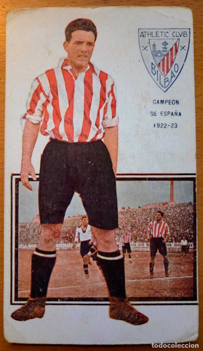 Collectionnisme Cartes &agrave; collectionner anciennes: CARMELO GOYENECHEA &ndash; ATHLETIC BILBAO 1923 &ndash; CHOCOLATE AMATLLER &ndash; SERIE F N&ordm; 10