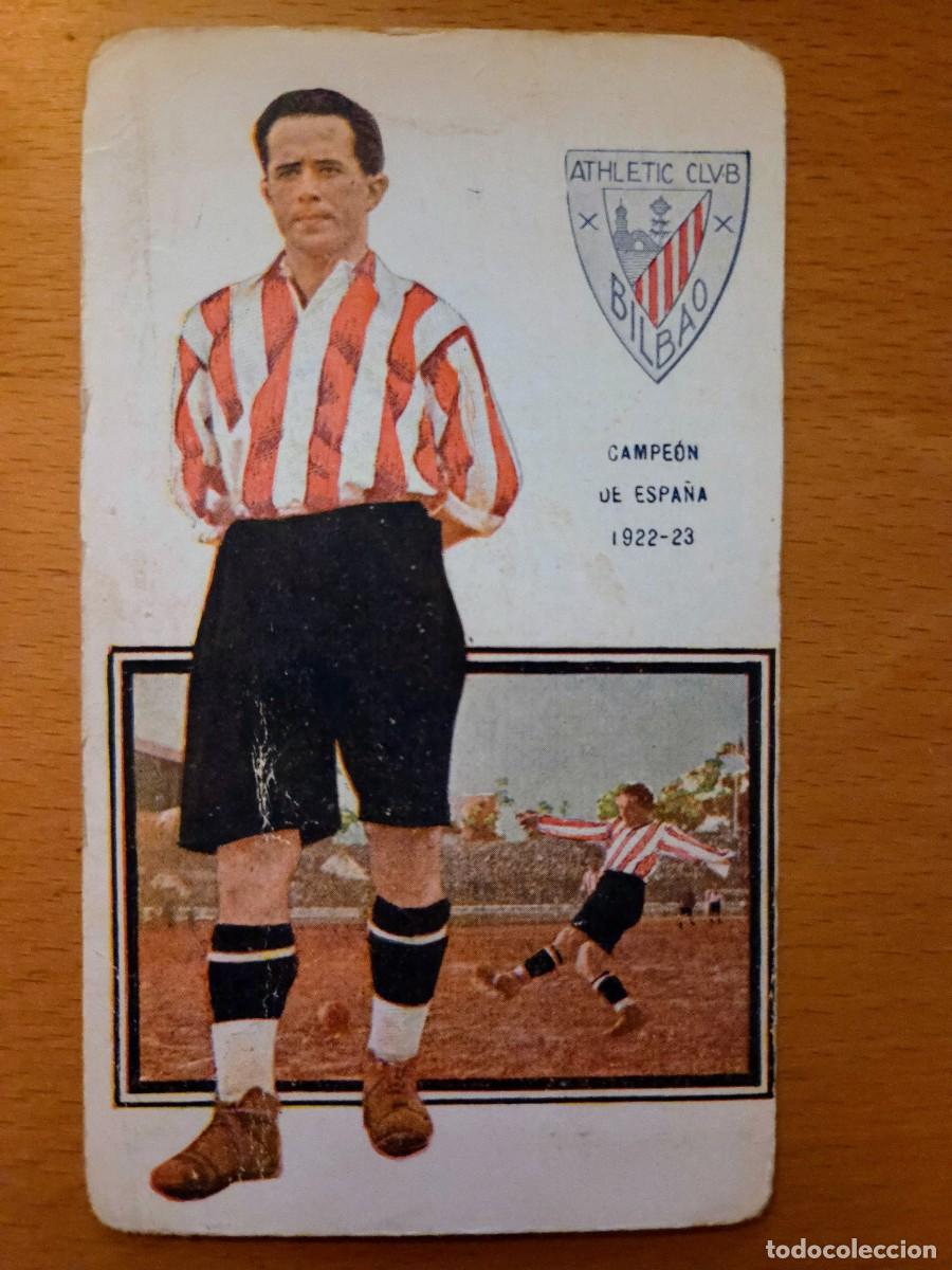 Collectable Antique Stickers: SES&Uacute;MAGA &ndash; ATHLETIC CLUB BILBAO 1923 &ndash; POSTAL CHOCOLATE AMATLLER &ndash; SERIE F N&ordm; 8