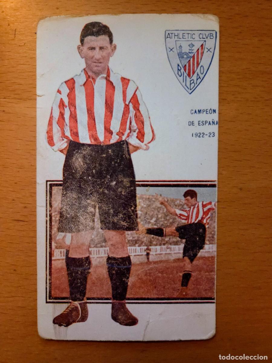 Coleccionismo cromos antiguos: SABINO BILBAO &ndash; ATHLETIC CLUB &ndash; POSTAL CHOCOLATES AMATLLER 1923 &ndash; SERIE F N&ordm; 4