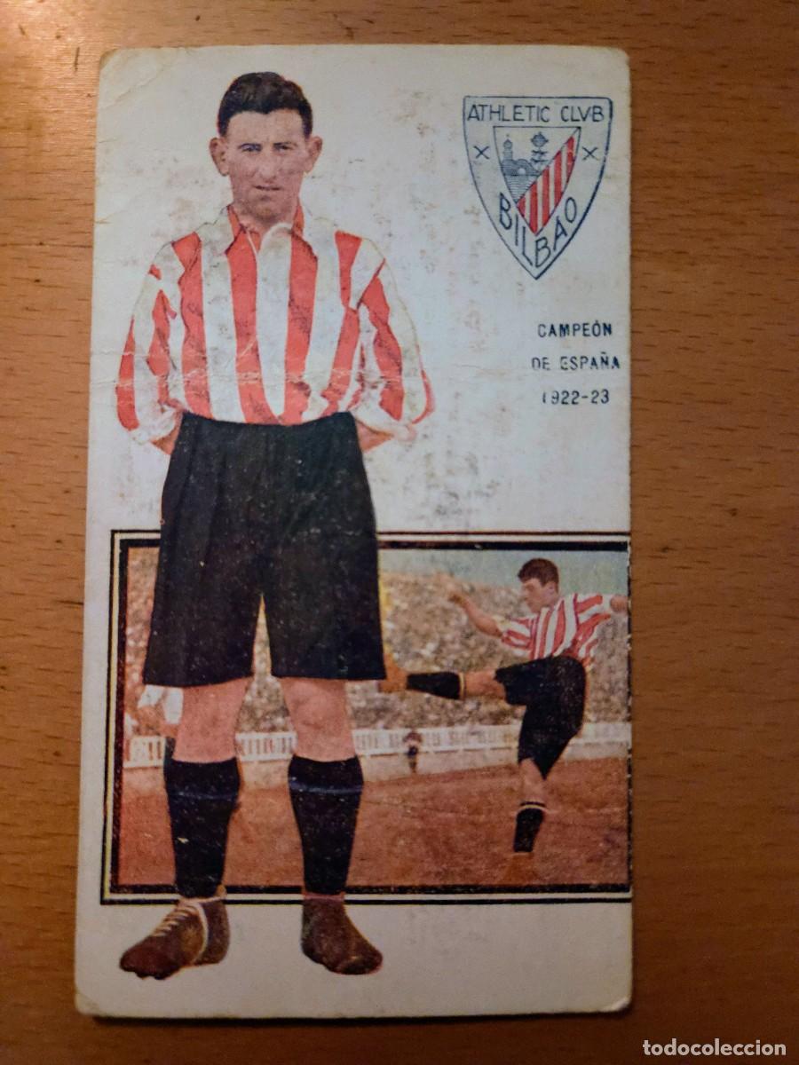 Collectable Antique Stickers: SABINO BILBAO &ndash; ATHLETIC CLUB &ndash; CHOCOLATES AMATLLER 1923 &ndash; SERIE F N&ordm; 4 &ndash; POSTAL CENTENARIA