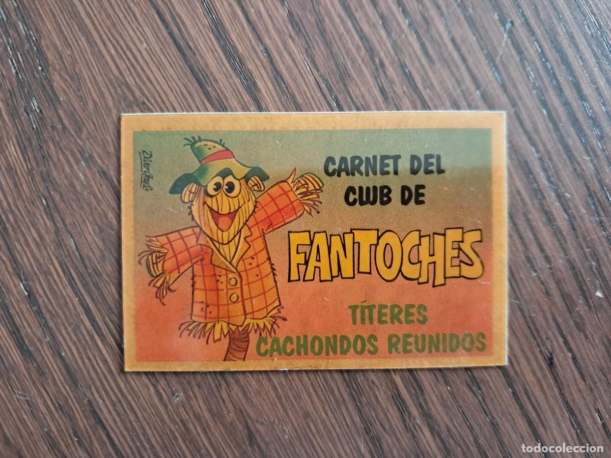 Coleccionismo cromos antiguos: cromo adhesivo de bollycao, bolly-carnet, carnet del club de fantoches. sin pegar.