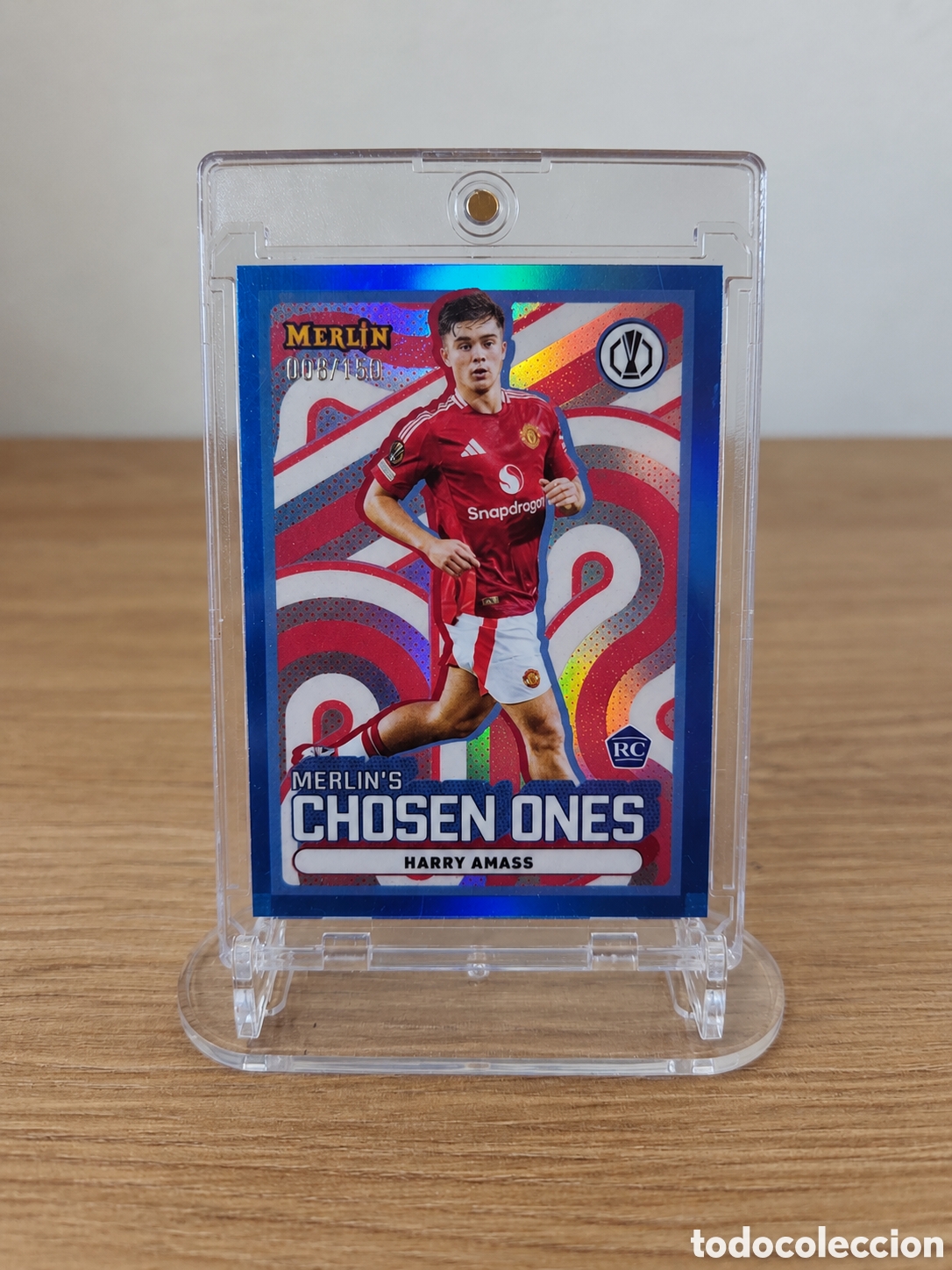Coleccionismo cromos antiguos: Harry Amass Merlin&rsquo;s Chosen Ones MC-16 068/150 Manchester United Topps UEFA
