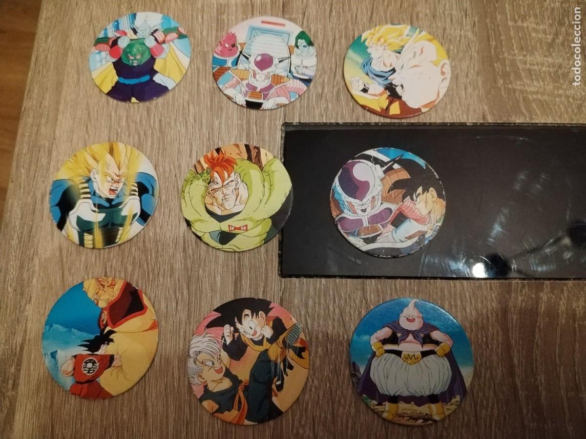 Coleccionismo cromos antiguos: Dragon ball Z -tazos- CAPS- lote de 9