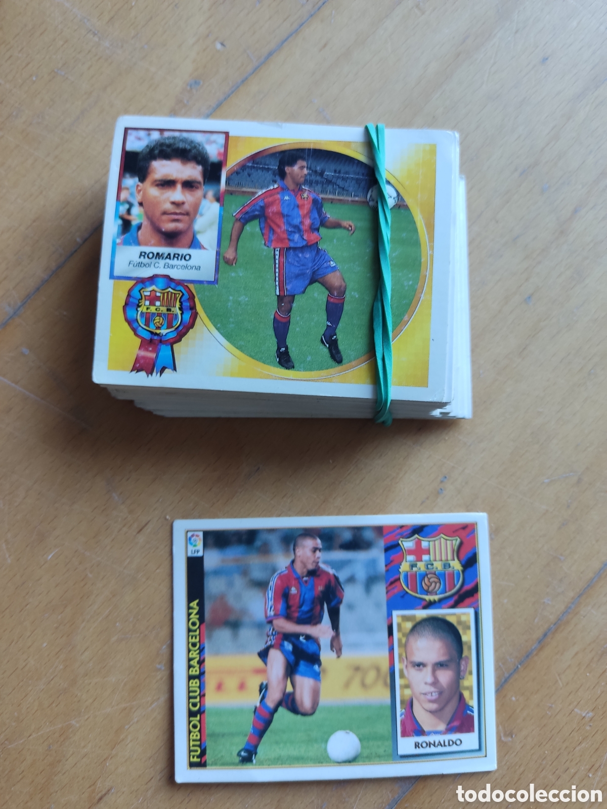 Coleccionismo cromos antiguos: Lote de 48 cromos Liga 94/95 m&aacute;s Ronaldo de la 97/98