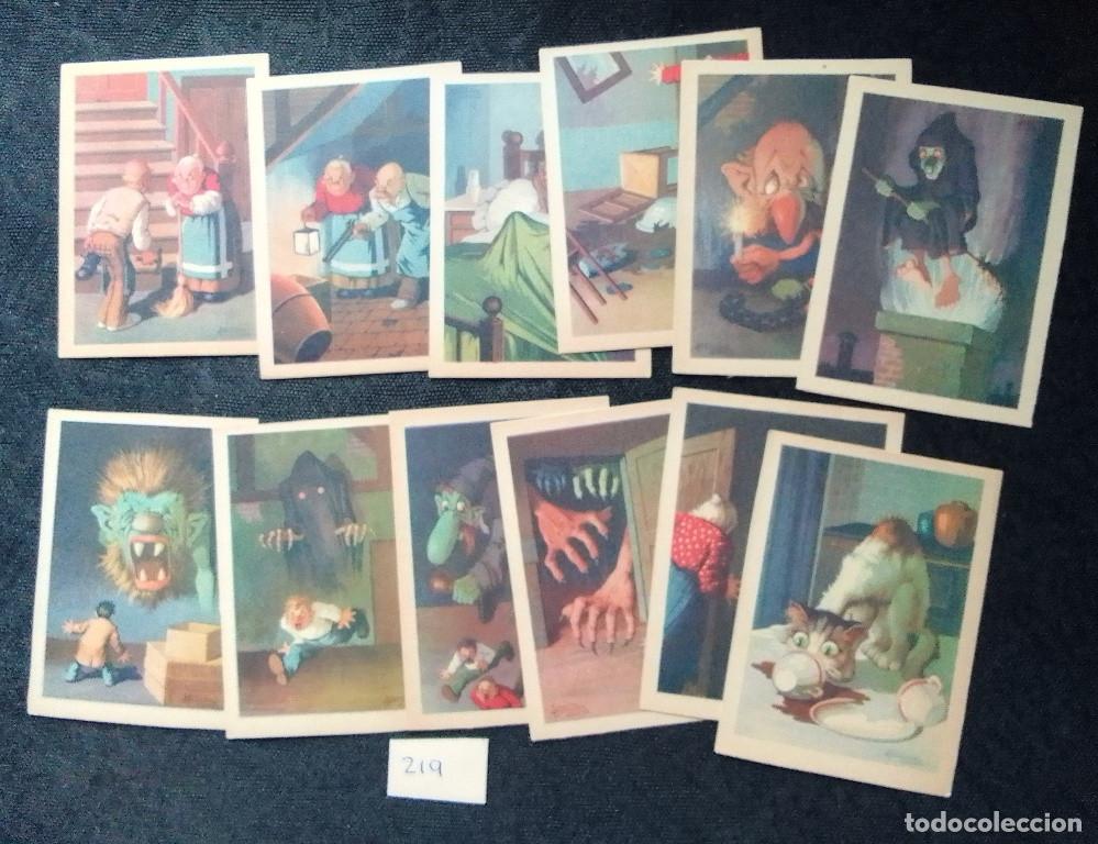 Coleccionismo cromos antiguos: Lote 12 cromos Colecci&oacute;n completa El Duende