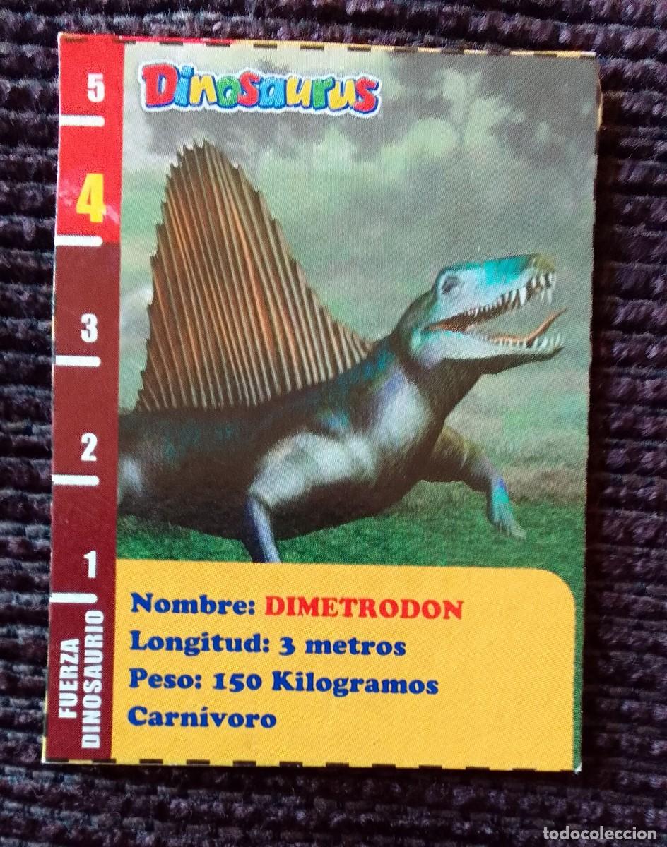 Coleccionismo cromos antiguos: CROMO DINOSAURUS. DIMETRODON. - Foto 1