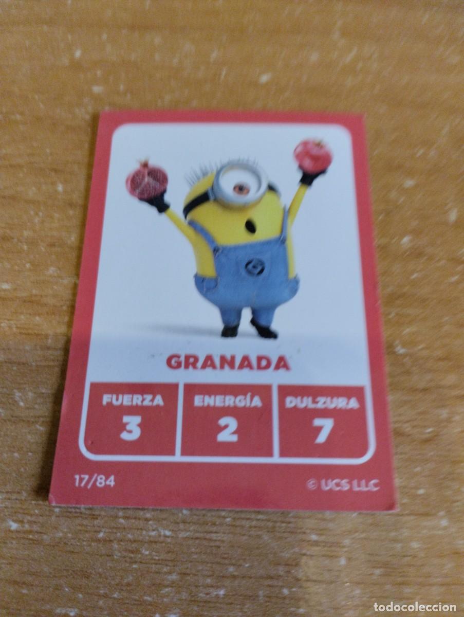 Coleccionismo cromos antiguos: Carta GRANADA Minions Carrefour - Foto 2