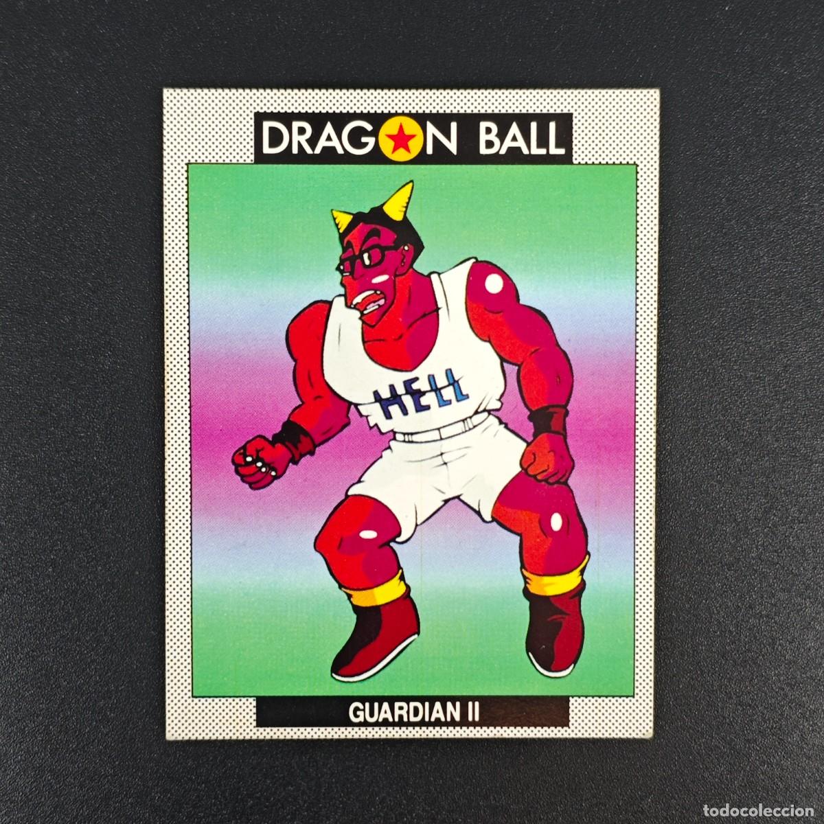 Coleccionismo cromos antiguos: DRAGON BALL EDICIONES ESTE - N&ordm; 75 DE 140 - CARD / CARTA / CROMO GUARDIAN II INFIERNO RA1026
