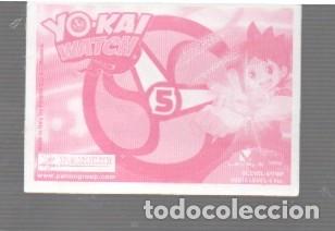 Coleccionismo cromos antiguos: CROMO DE YO KAI WATCH N&ordm; 5 EDITOR PANINI LEVEL