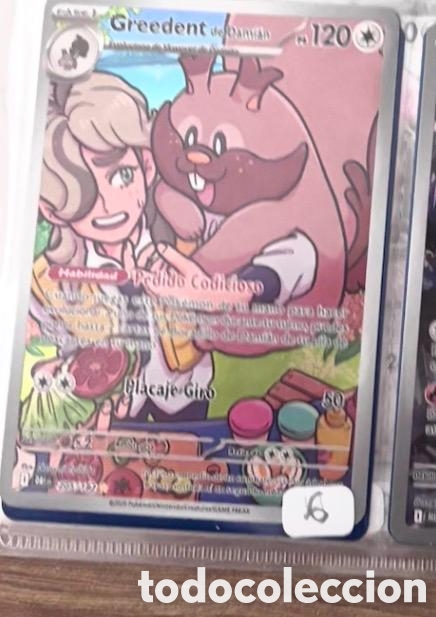 Coleccionismo cromos antiguos: GREEDENT CARTA POKEMON FULL ART TCG