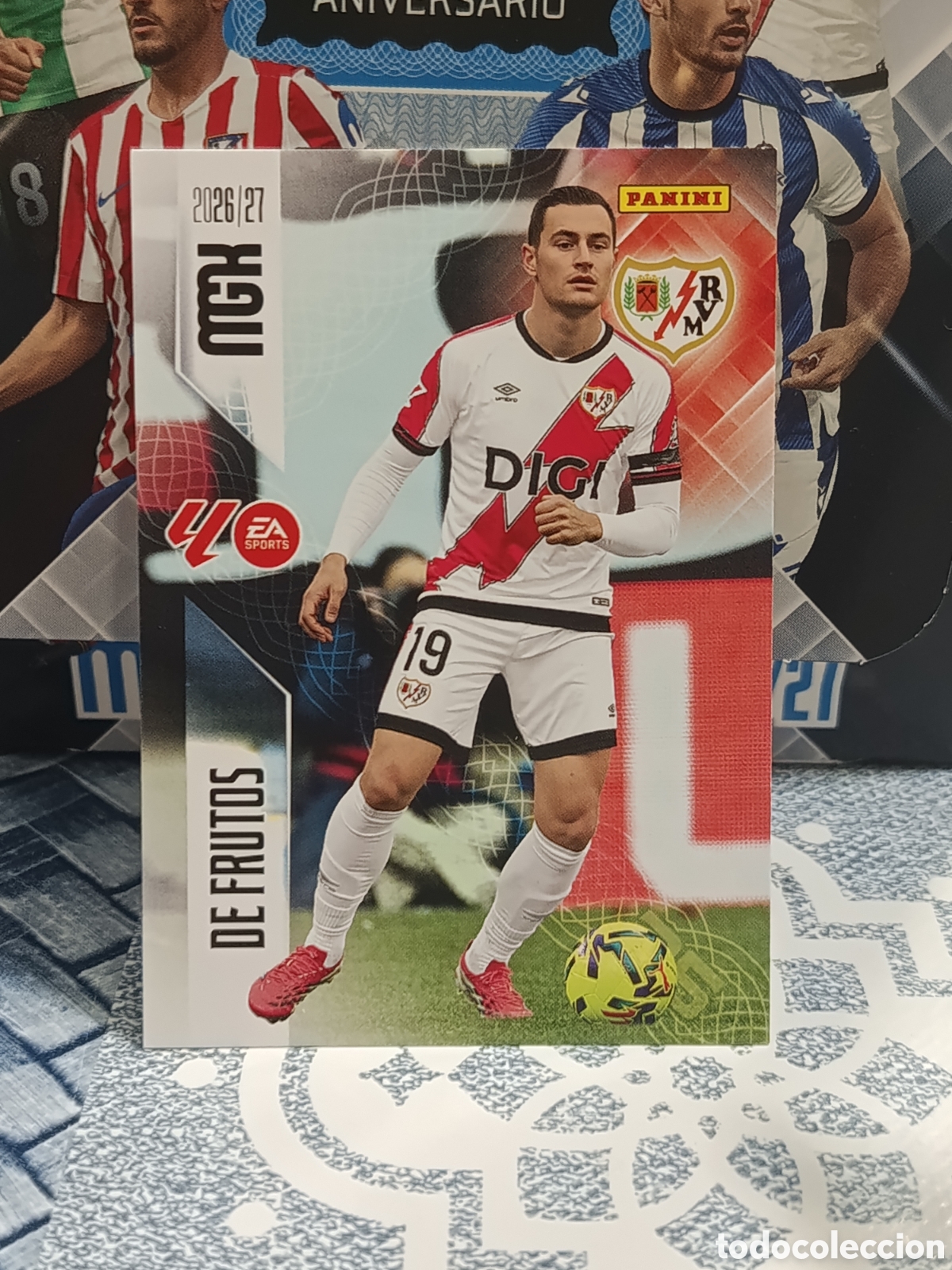Sammeln alte Sammelbilder: DE FRUTOS RAYO VALLECANO N&ordm; 304 MGK 26 27 2026 2027 PANINI