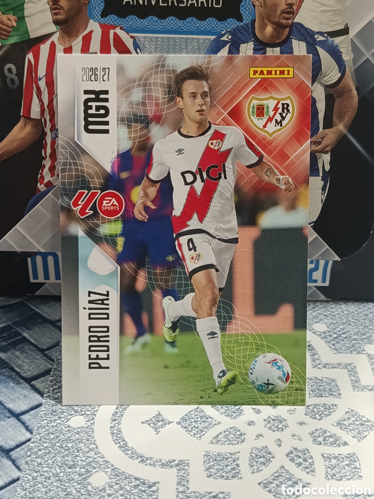 Coleccionismo cromos antiguos: PEDRO DIAZ RAYO VALLECANO N&ordm; 298 MGK 26 27 2026 2027 PANINI