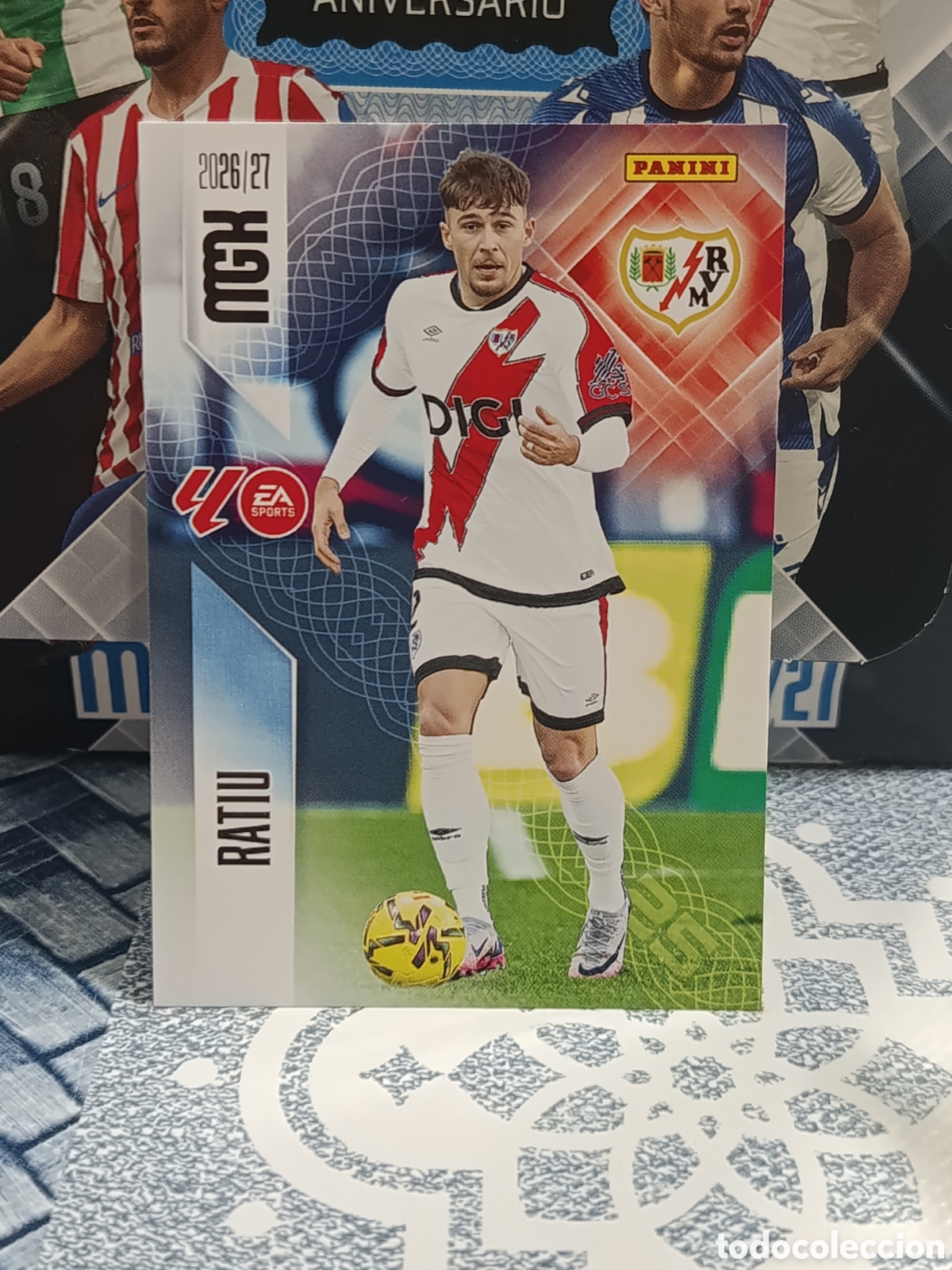 Coleccionismo cromos antiguos: RATIU RAYO VALLECANO N&ordm; 292 MGK 26 27 2026 2027 PANINI