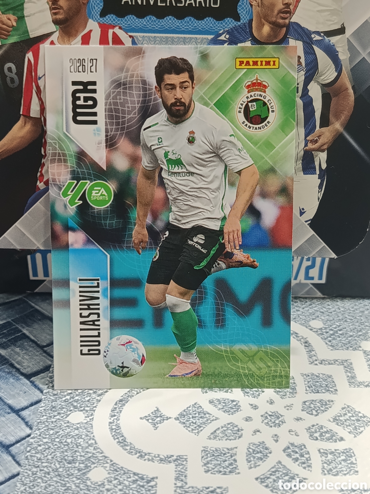 Coleccionismo cromos antiguos: GULIASHVILI RACING DE SANTANDER N&ordm; 286 MGK 26 27 2026 2027 PANINI