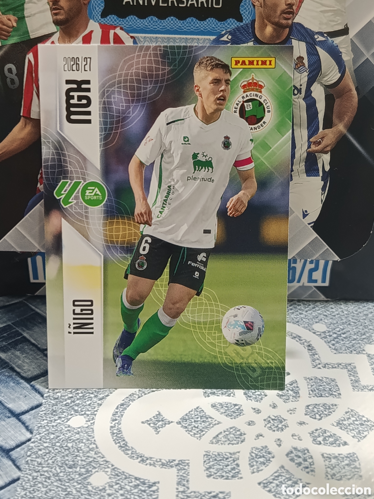 Coleccionismo cromos antiguos: I&Ntilde;IGO RACING DE SANTANDER N&ordm; 282 MGK 26 27 2026 2027 PANINI