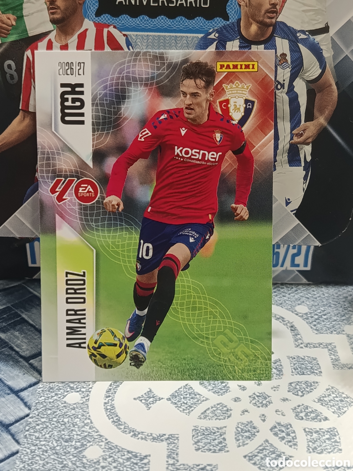 Coleccionismo cromos antiguos: AIMAR OROZ OSASUNA N&ordm; 266 MGK 26 27 2026 2027 PANINI