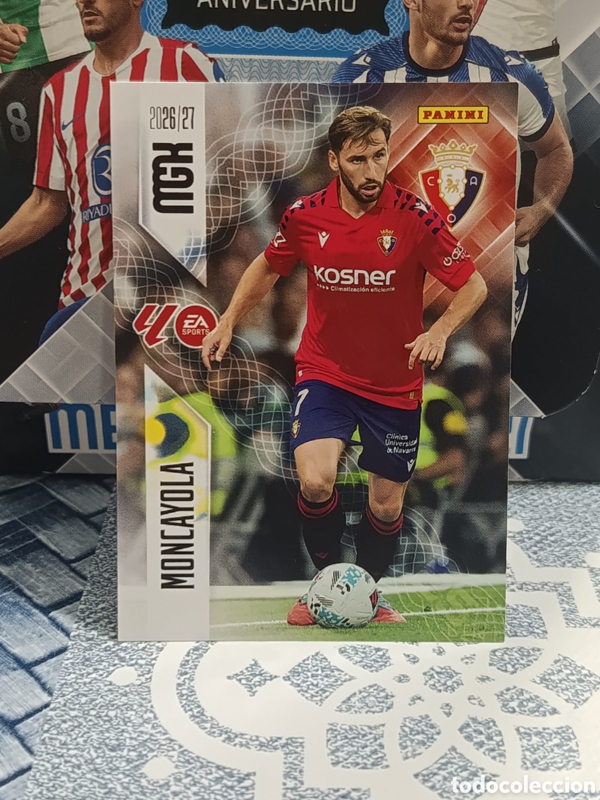 Coleccionismo cromos antiguos: MONCAYOLA OSASUNA N&ordm; 263 MGK 26 27 2026 2027 PANINI