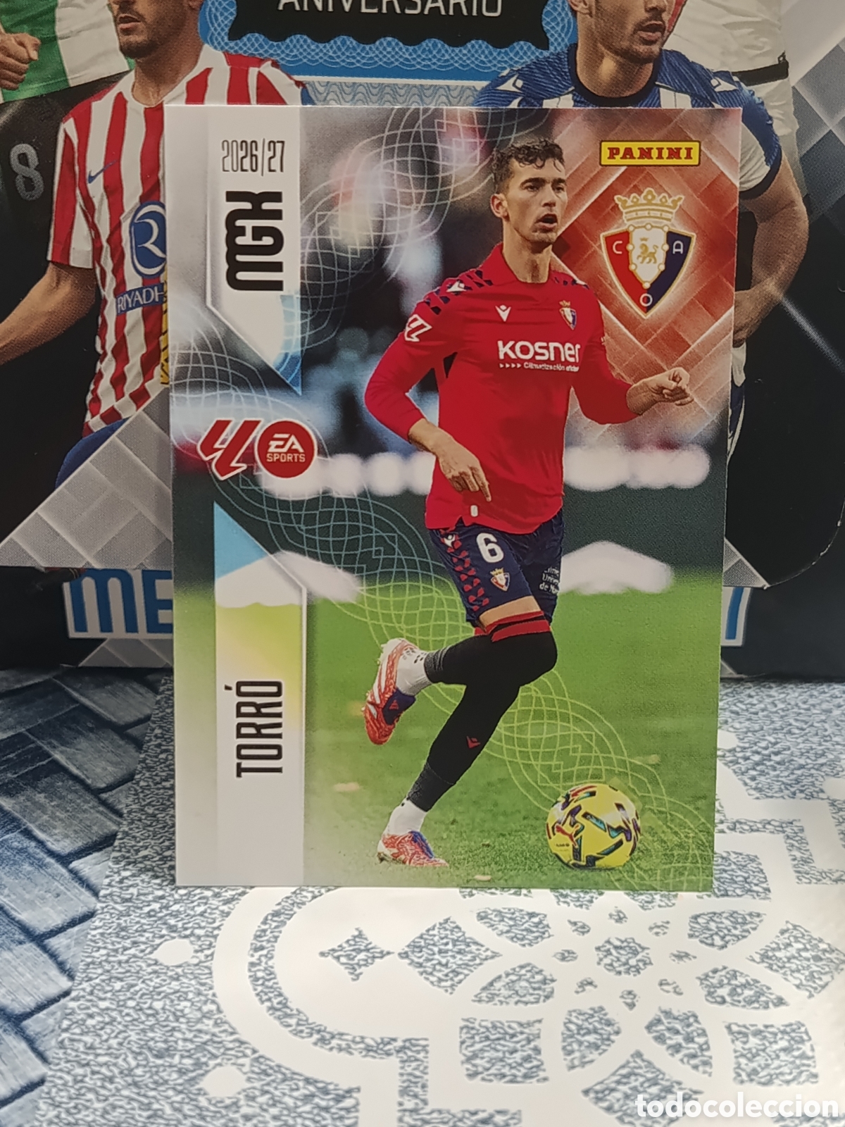 Coleccionismo cromos antiguos: TORRO OSASUNA N&ordm; 262 MGK 26 27 2026 2027 PANINI