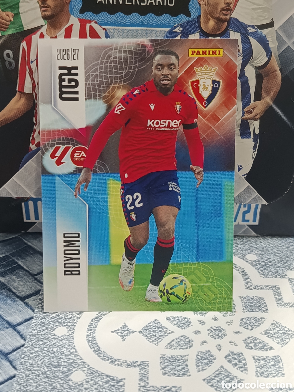 Coleccionismo cromos antiguos: BOYOMO OSASUNA N&ordm; 257 MGK 26 27 2026 2027 PANINI