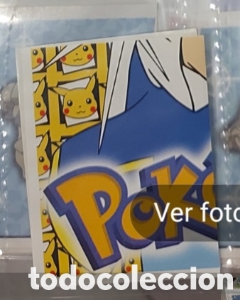 Coleccionismo cromos antiguos: MOSAICO PIKACHU ASH PARTE 3 CROMO STICKER MERLIN POKEMON A&Ntilde;O 1999