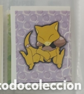 Coleccionismo cromos antiguos: ABRA CROMO STICKER MERLIN POKEMON A&Ntilde;O 1999