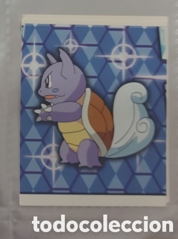 Coleccionismo cromos antiguos: WARTORTLE CROMO STICKER MERLIN POKEMON A&Ntilde;O 1999