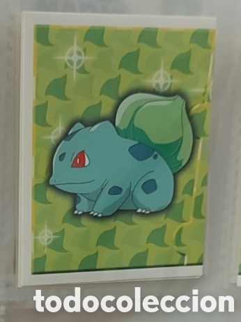 Coleccionismo cromos antiguos: BULBASAUR CROMO STICKER MERLIN POKEMON A&Ntilde;O 1999