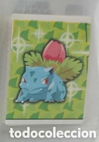 Coleccionismo cromos antiguos: IVYSAUR CROMO STICKER MERLIN POKEMON A&Ntilde;O 1999