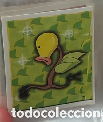 Coleccionismo cromos antiguos: BELLSPROUT CROMO STICKER MERLIN POKEMON A&Ntilde;O 1999