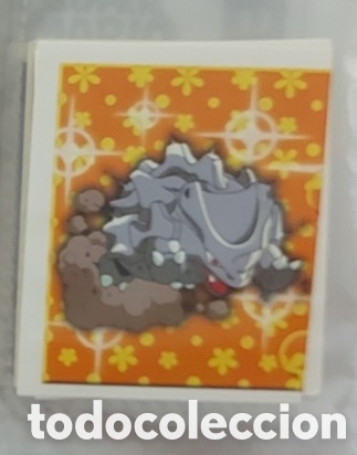 Coleccionismo cromos antiguos: RHYHORN CROMO STICKER MERLIN POKEMON A&Ntilde;O 1999