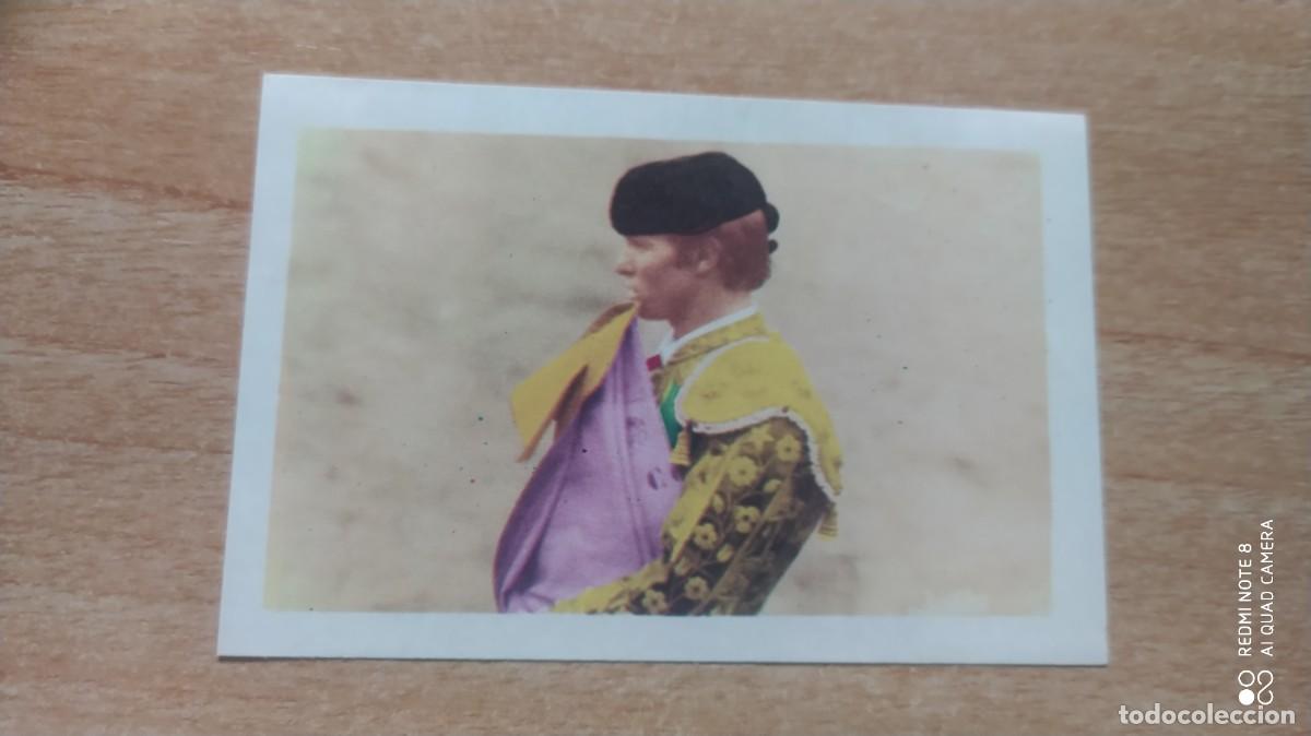 Coleccionismo cromos antiguos: GRANDES FIGURAS DEL TOREO 110 ESPERANDO SALIDA DE EL TORO EL CORDOBES CHOCOLATES DULCINEA F