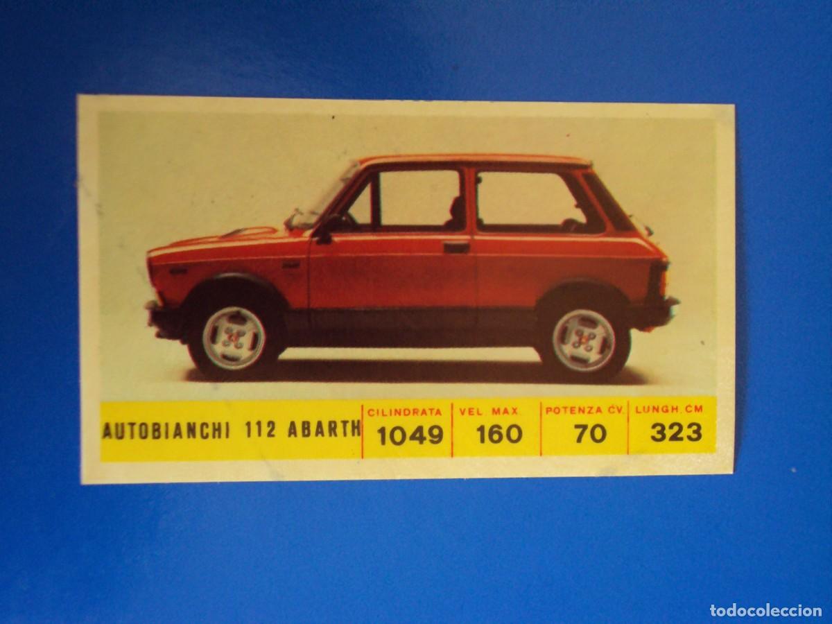 Coleccionismo cromos antiguos: CROMO N&ordm; 71 AUTOBIANCHI 112 ABARTH COCHES DIDEC A&Ntilde;OS 80 SIN PEGAR